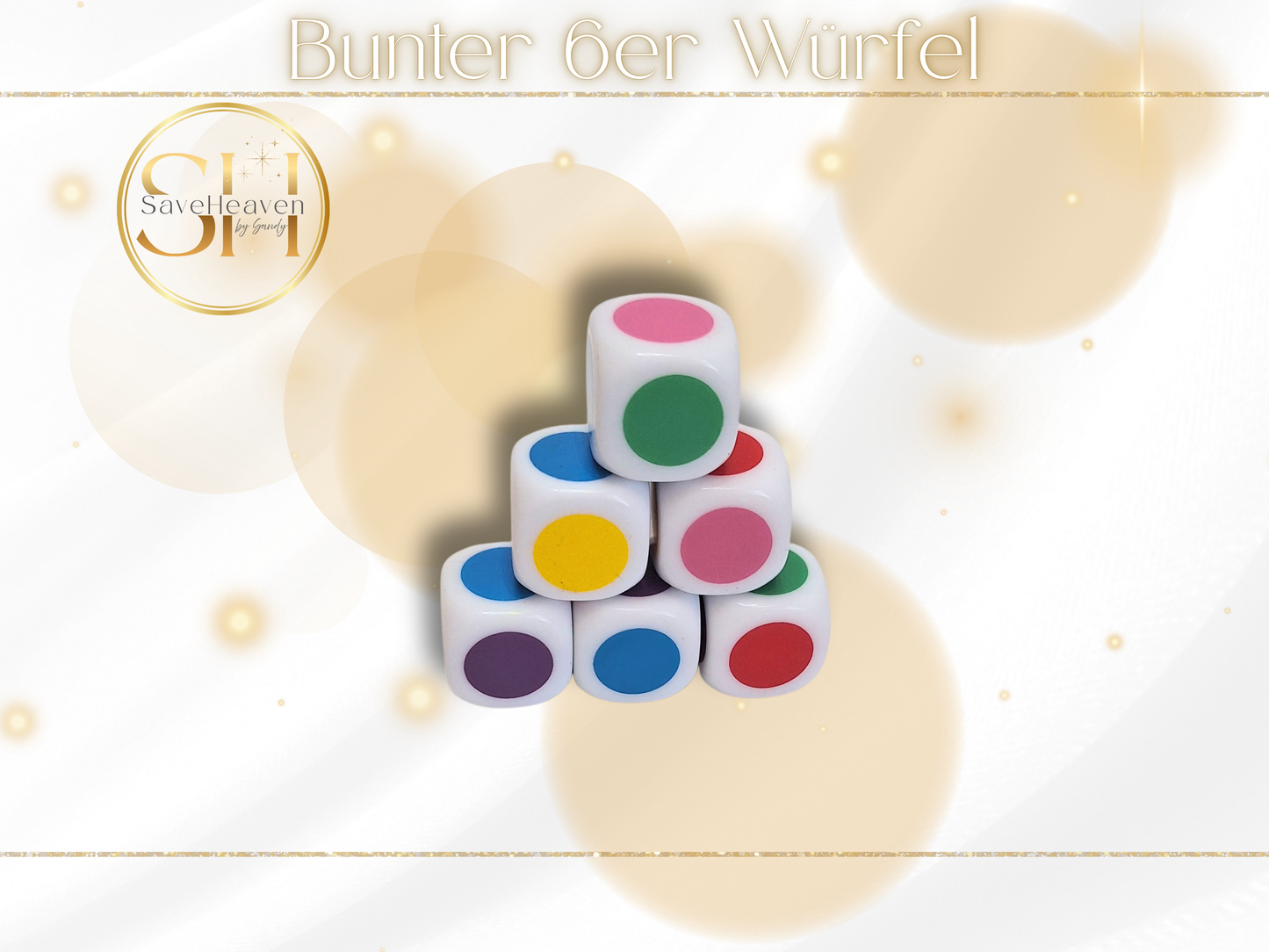 Bunter 6er Würfel