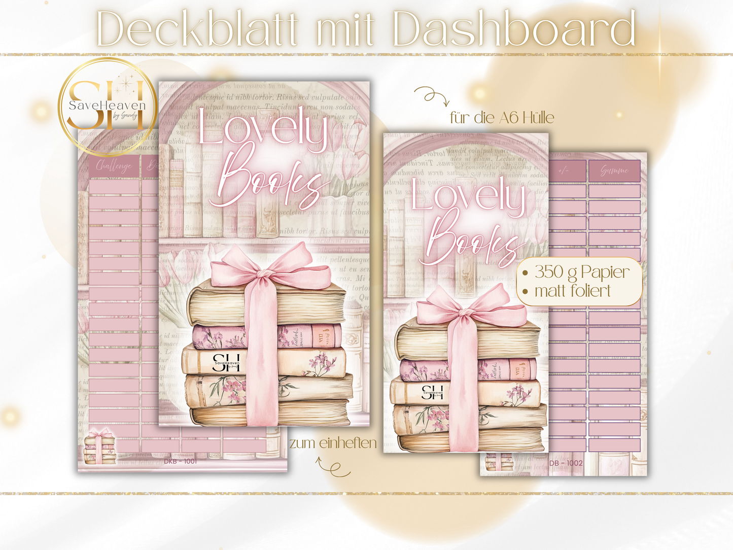 Lovely Books Deckblatt & Dashboard