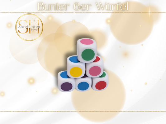 Bunter 6er Würfel