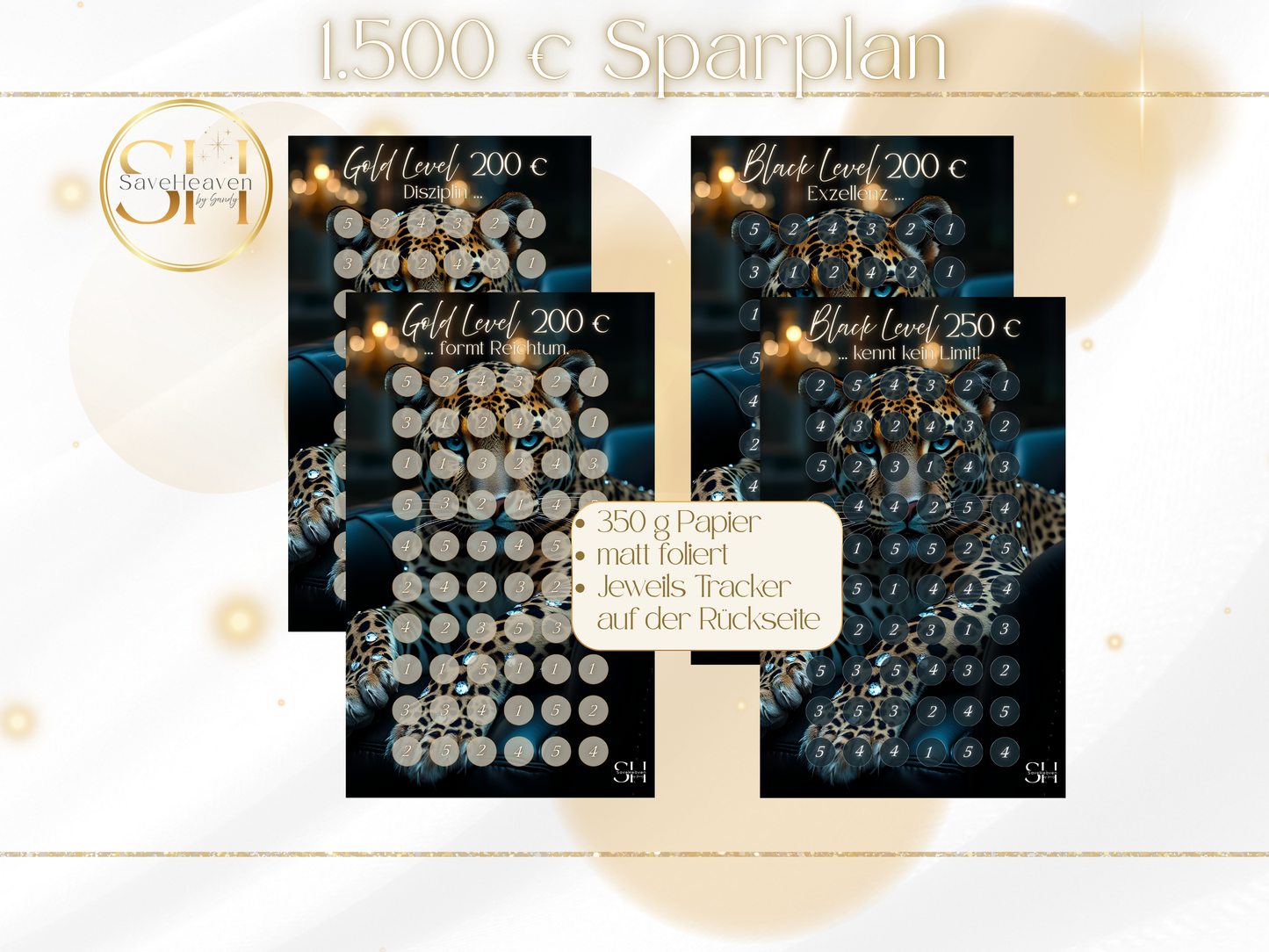 Mein 1.500 € Sparplan - Back&Gold Edition
