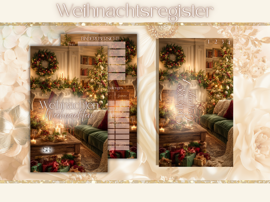 4er Register Weihnachten inkl. Dashboard