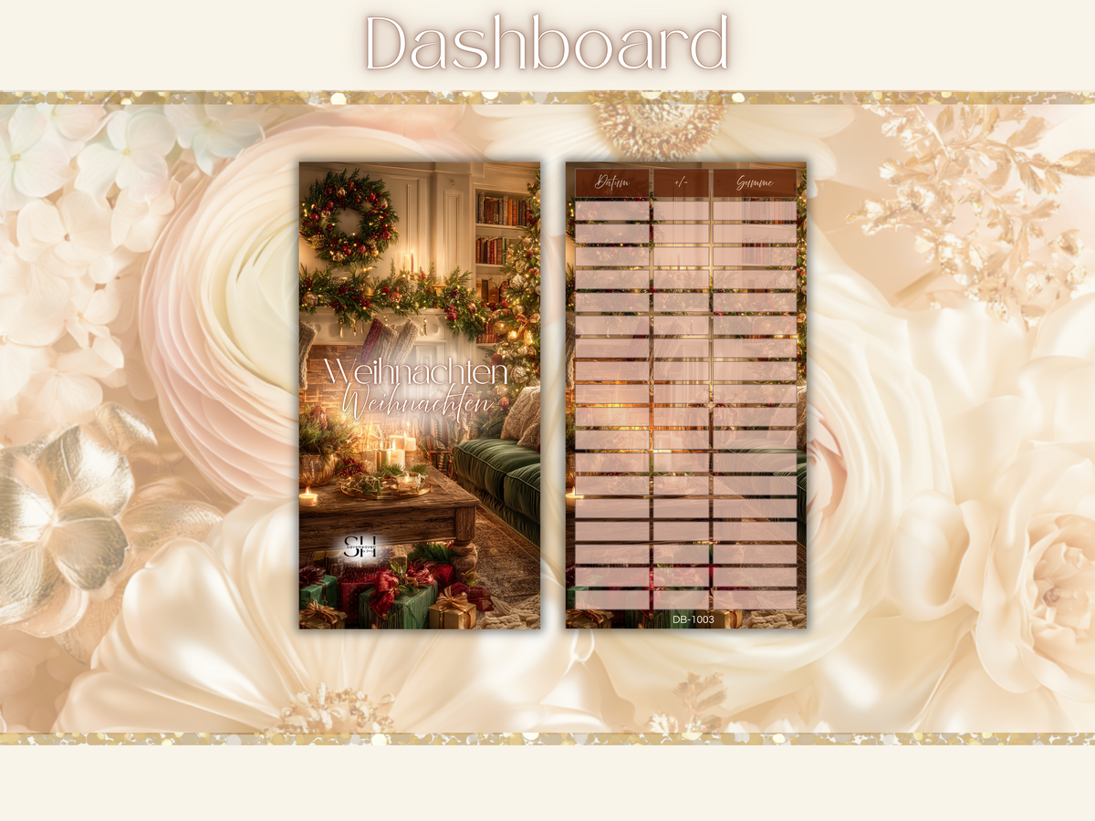4er Register Weihnachten inkl. Dashboard