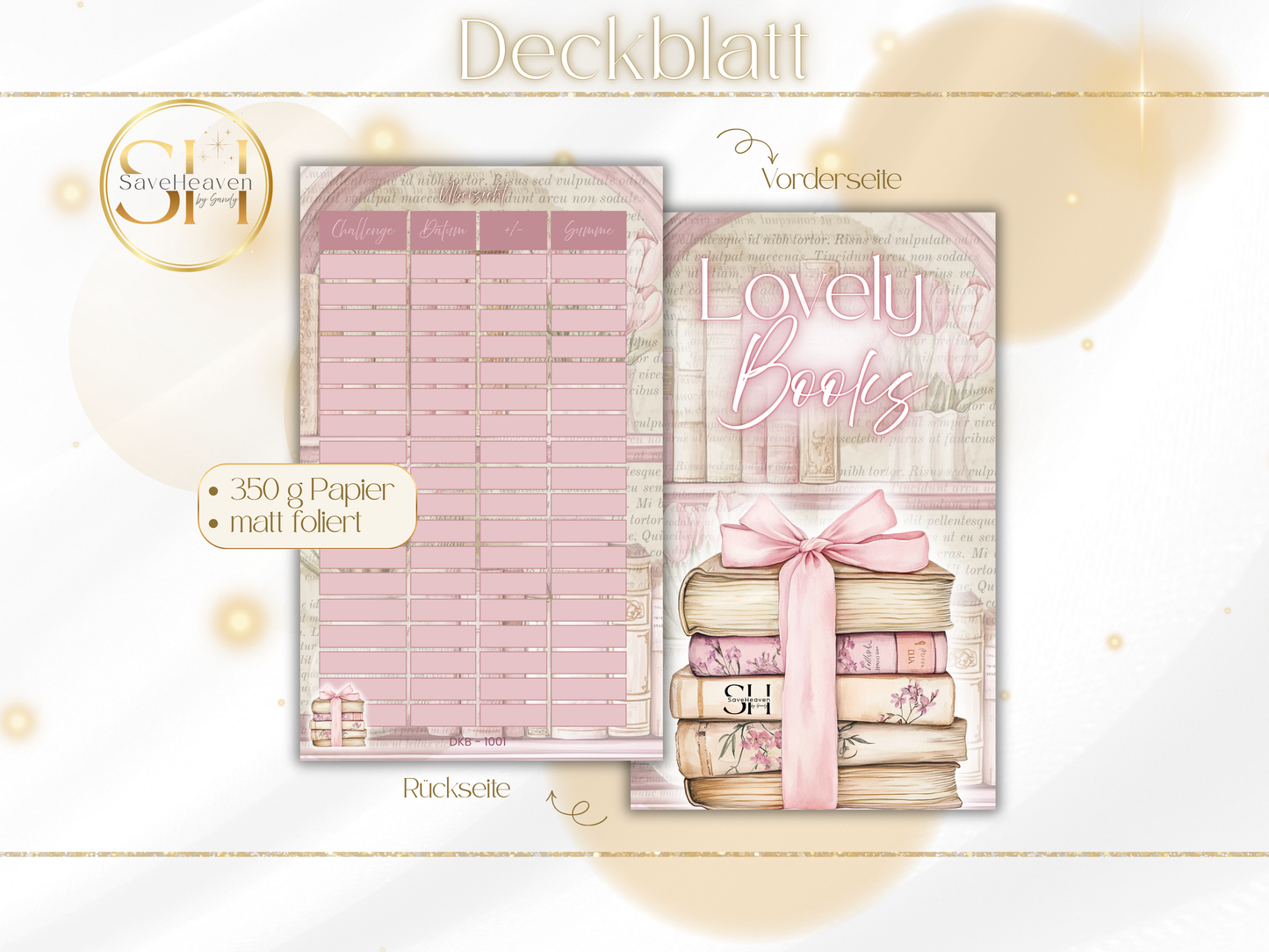 Lovely Books Deckblatt & Dashboard