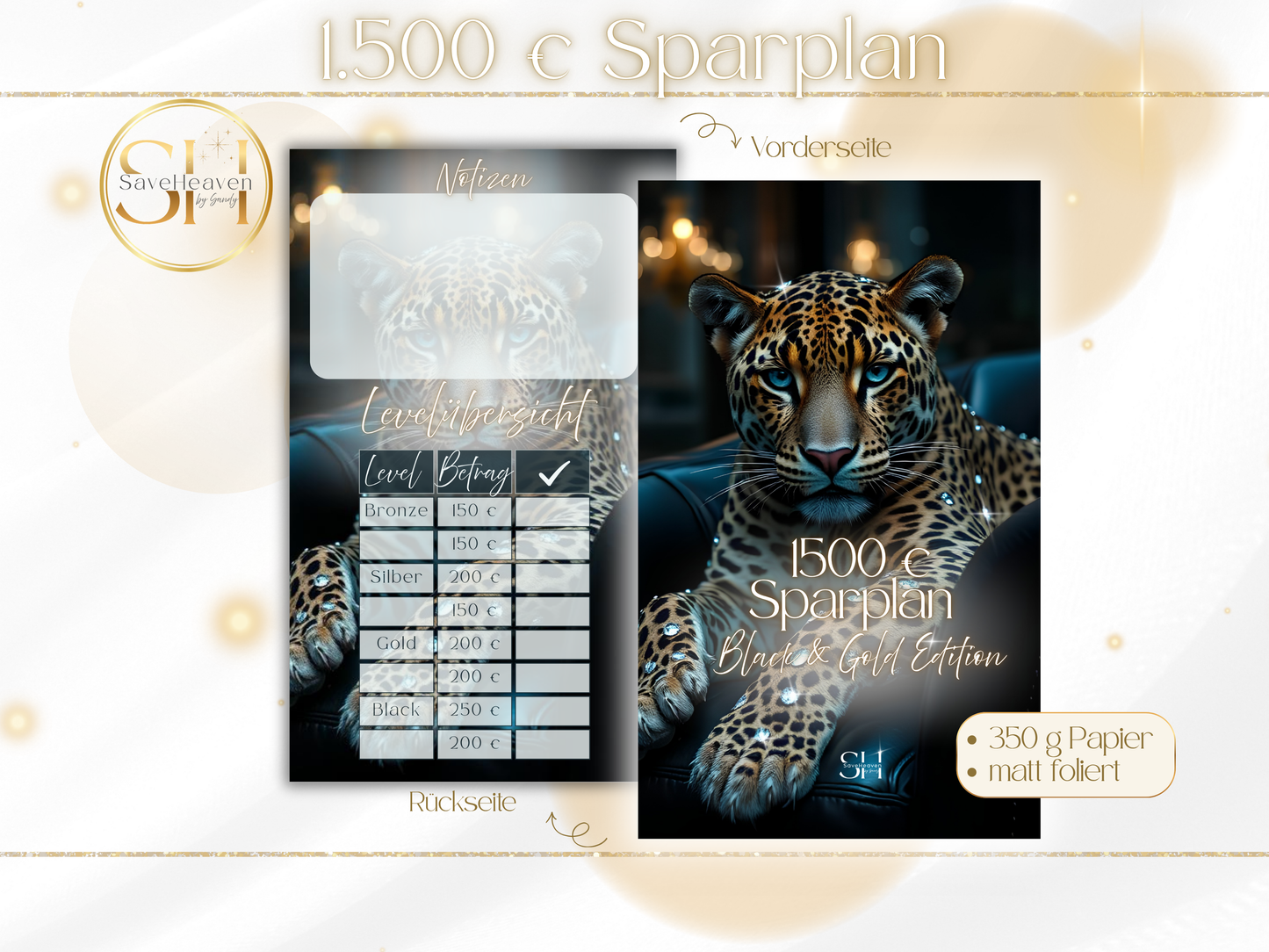 Mein 1.500 € Sparplan - Back&Gold Edition